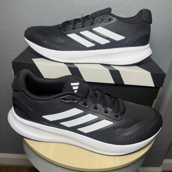 adidas Other - Adidas Mens Runfalcon 5, Black/White, US 10.5